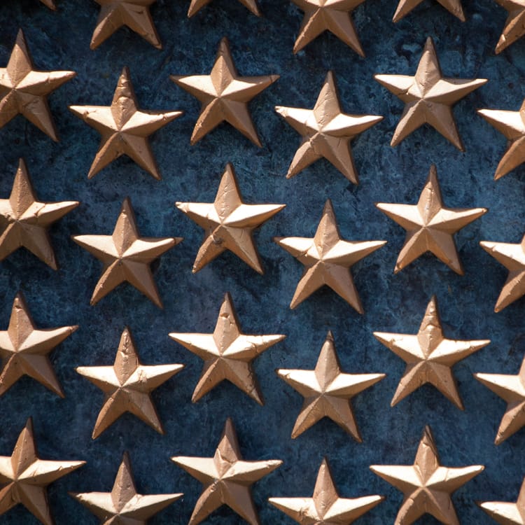 Veterans Memorial Stars
