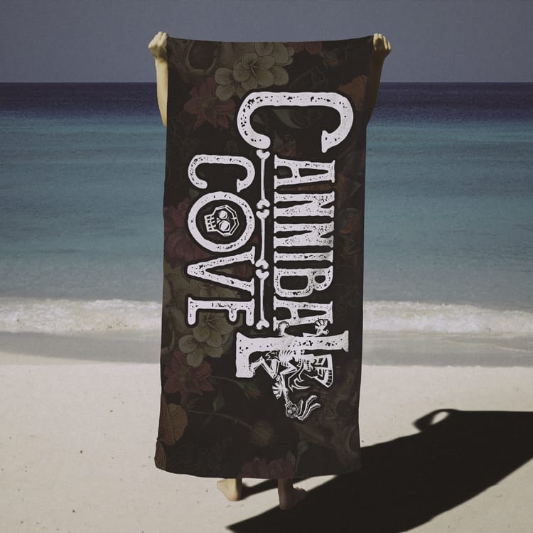 Cannibal Cove Branded Towel