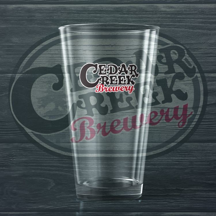 Cedar Creek Brewery Pint Glass