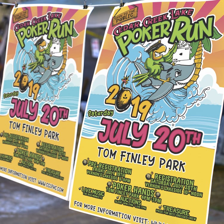 Poker Run Poster